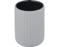 Zahnputzbecher Wenko Belluno Keramik grau