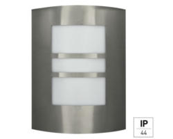 Wandleuchte e2 Polis E27 15 W 1-flammig IP 44 aluminium ( 2528000112396 )