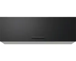 Hängeschrank Flex Well Capri schwarz matt/Wildeiche 100x32x32 cm mit Drehtüre