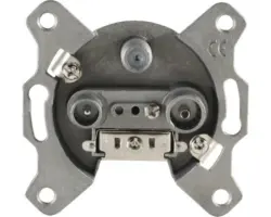 SAT / Satellit Antennendose BK+SAT, 3-fach, 1DB (15-95001) unterputz aluminium