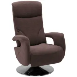 Relaxsessel in Textil Braun