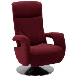 Relaxsessel in Textil Rot