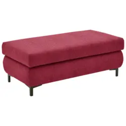 Hocker in Textil Rot