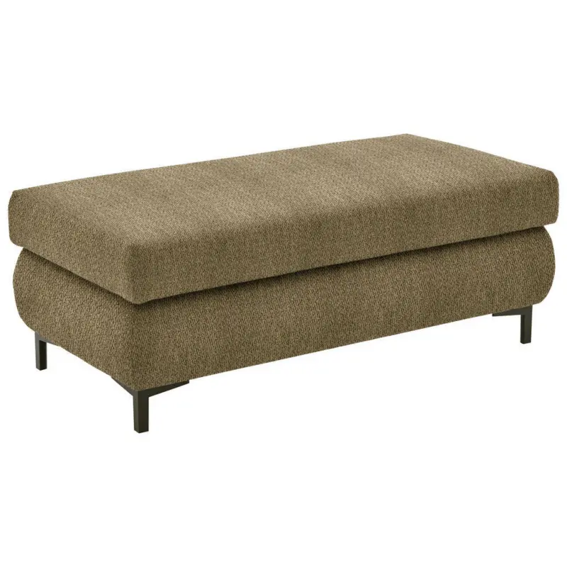 Hocker in Textil Grün