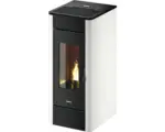 Hornbach Pelletofen FreePoint Indaco Stahl weiß 10,5 kW