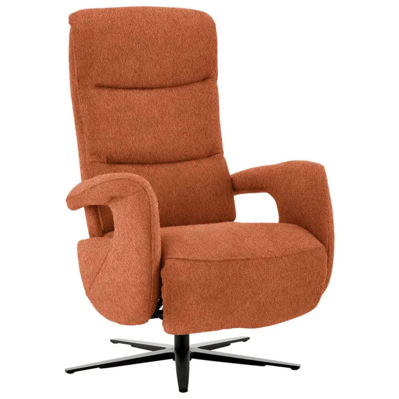 Relaxsessel in Textil Terracotta