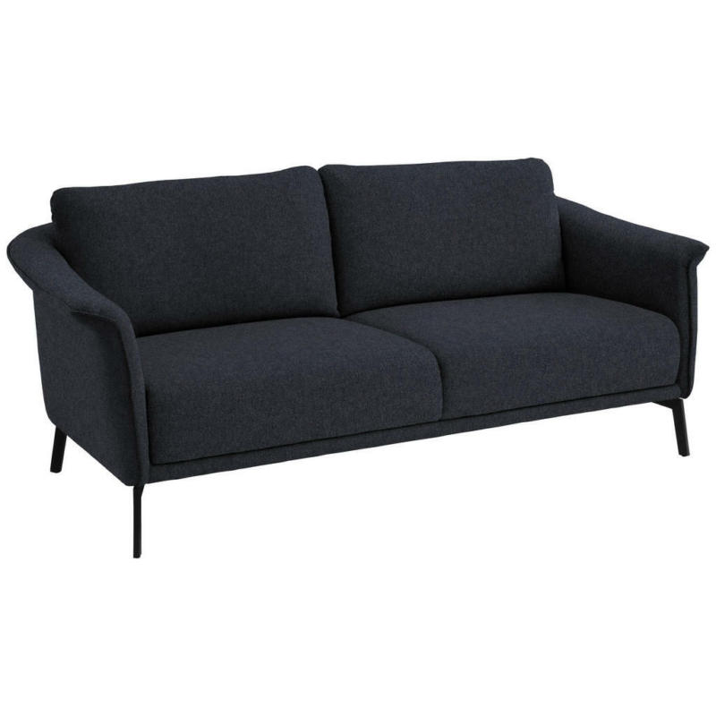 Dreisitzer-Sofa in Flachgewebe Dunkelgrau
