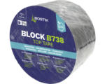 Hornbach Bostik BLOCK B738 TOP TAPE Bitumenband Aluminium 10 m x 7,5 cm