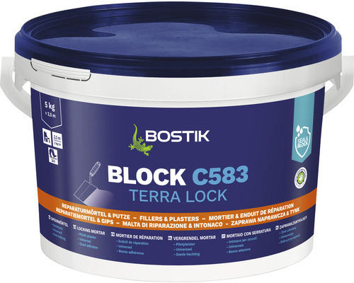 Bostik BLOCK C583 TERRA LOCK Reparaturmörtel 5 kg