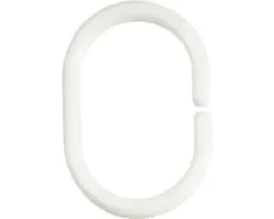 Duschvorhangring Spirella Minor 12 Stück weiß