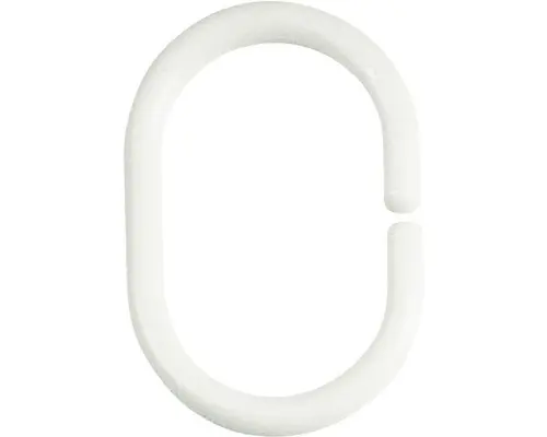 Duschvorhangring Spirella Minor 12 Stück weiß