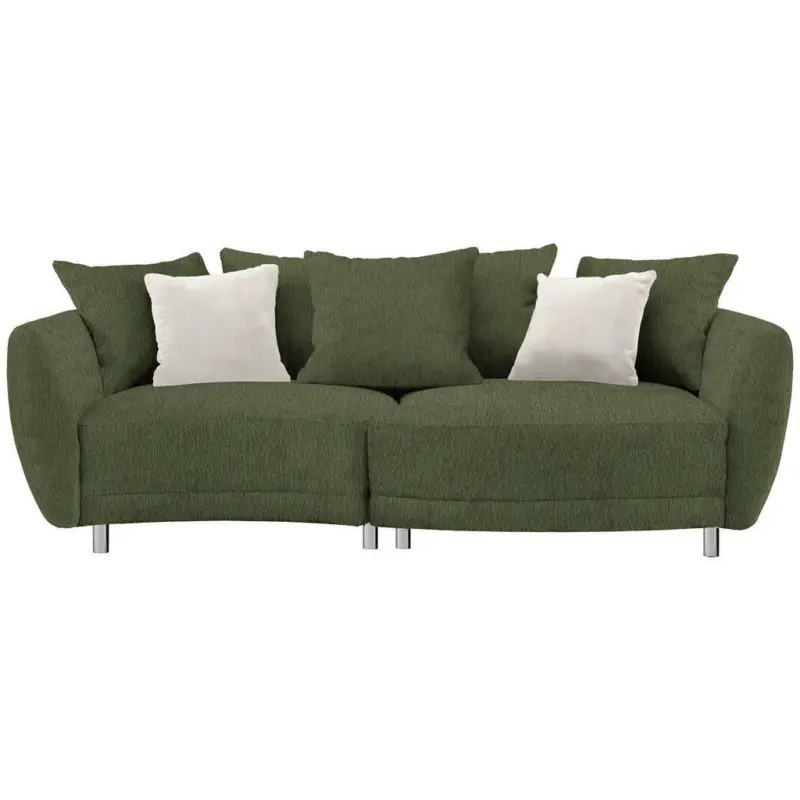 Bigsofa in Chenille Olivgrün
