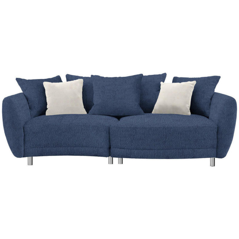 Bigsofa in Chenille Dunkelblau