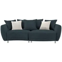 Bigsofa in Chenille Dunkelgrau
