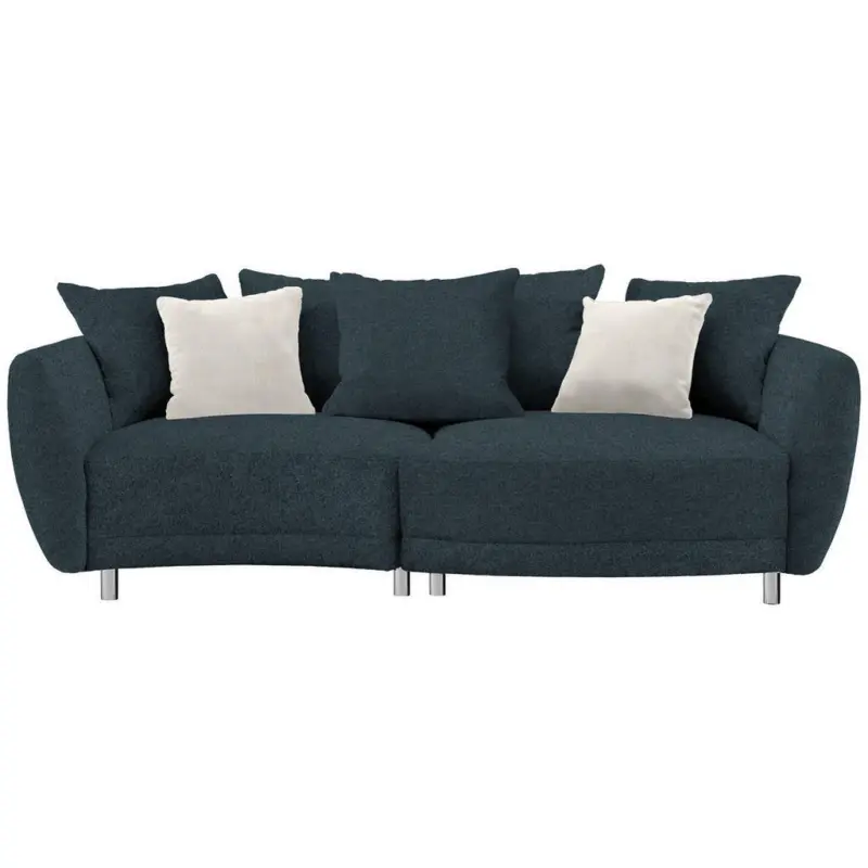 Bigsofa in Chenille Dunkelgrau