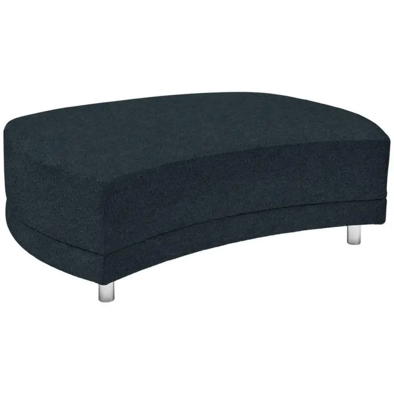 Hocker in Textil Dunkelgrau