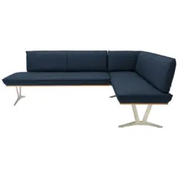 Eckbank 237/162 cm in Dunkelblau