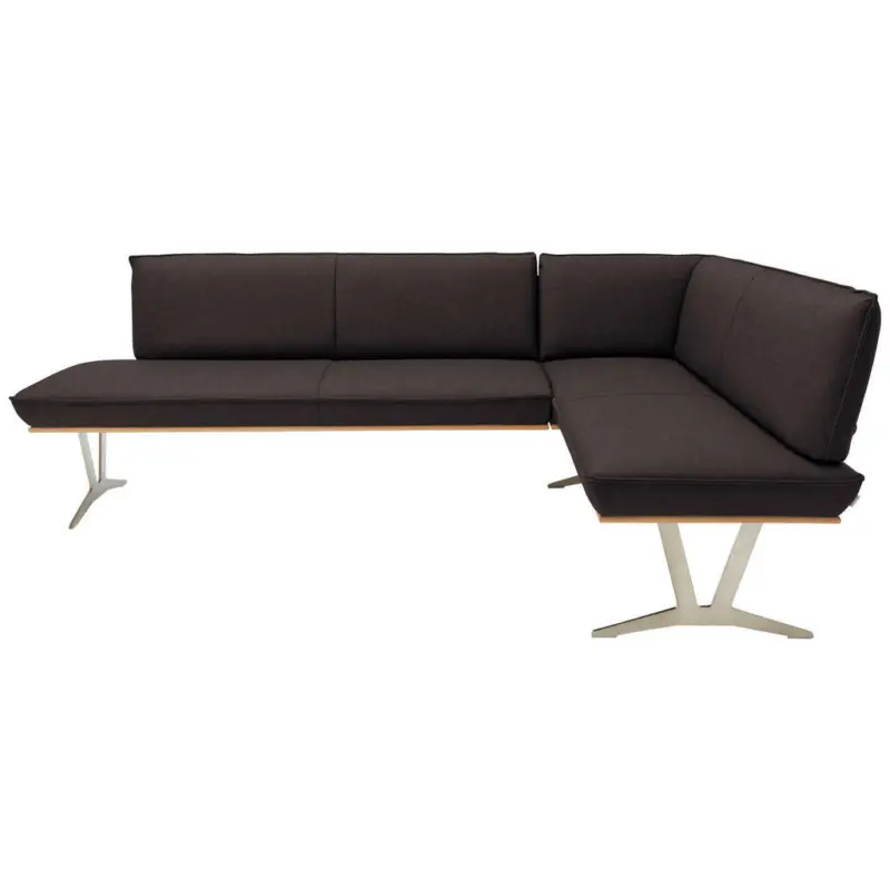 Eckbank 237/162 cm in Dunkelbraun