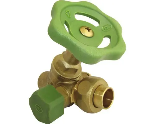 Absperrventil mit Entleerung 28mm