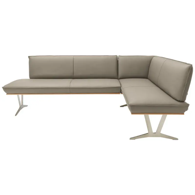 Eckbank 237/162 cm in Taupe