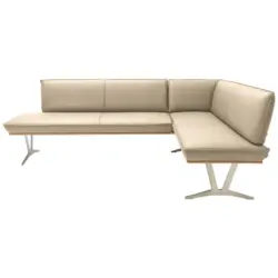 Eckbank 237/162 cm in Beige