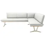 XXXLutz Lauterach - Ihr M&ouml;belhaus bei Bregenz Eckbank 237/162 cm in Wei&szlig;