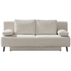 Schlafsofa in Kord Beige