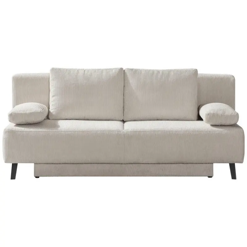 Schlafsofa in Kord Beige