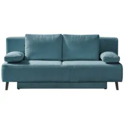 Schlafsofa in Kord Petrol