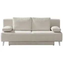 Schlafsofa in Kord Beige