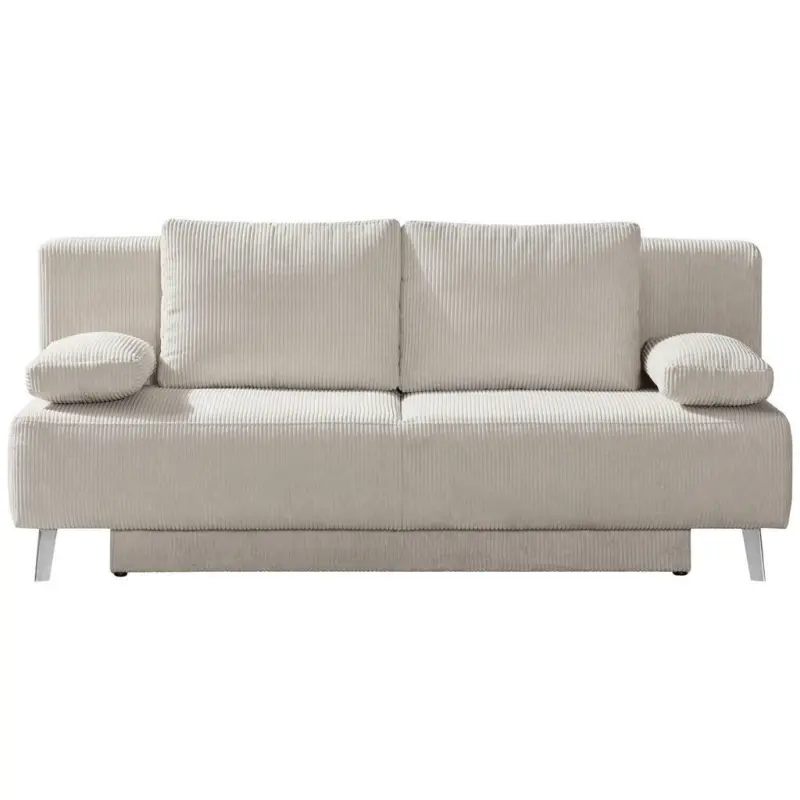 Schlafsofa in Kord Beige