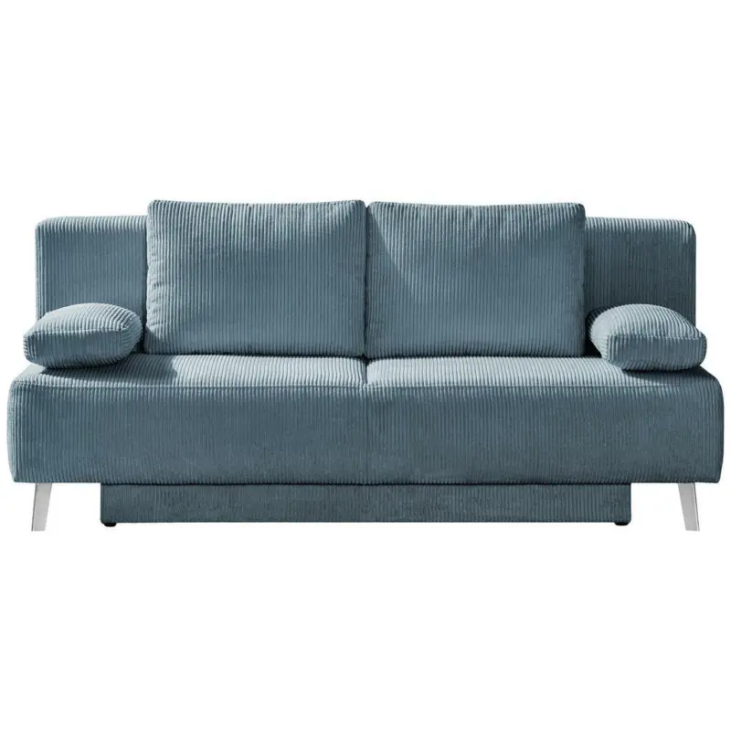 Schlafsofa in Kord Petrol