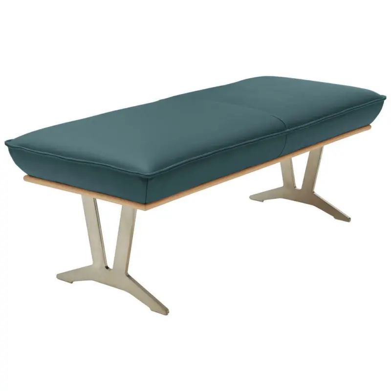 Hockerbank 130/49/54 cm in Blau, Grün