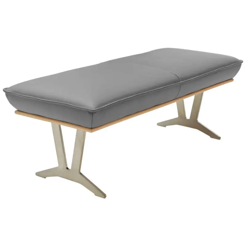 Hockerbank 130/49/54 cm in Grau