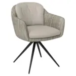 XXXLutz Lauterach - Ihr Möbelhaus bei Bregenz Armlehnstuhl in Stahl Flachgewebe Kombination Echtleder/Stoff pigmentiert