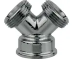 Hornbach Verteilerstück 3/4"Ix3/4"Ax3/4"A messing verchromt