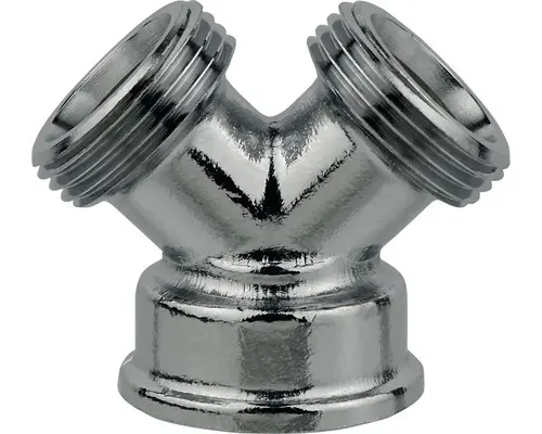 Verteilerstück 3/4"Ix3/4"Ax3/4"A messing verchromt
