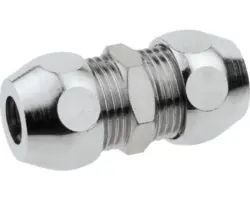 Doppelquetschverschraubung 3/8"x3/8"x8mm chrom