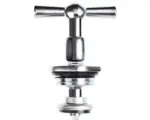 Hornbach Knebel-Oberteil ½" verchromt