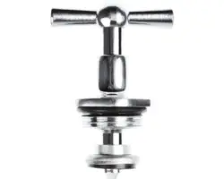 Knebel-Oberteil ½" verchromt