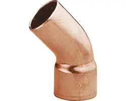 Bogen 45° 1 Muffe 18mm 10 Stück