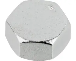 Kappe 3/4" messing verchromt