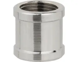 Muffe 3/8" messing verchromt