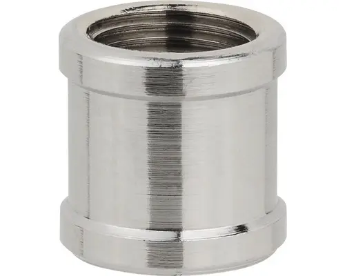 Muffe 3/8" messing verchromt