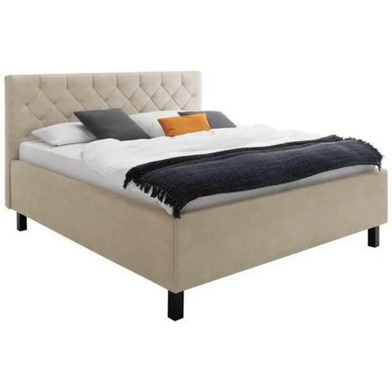 Polsterbett 180/200 cm in Beige
