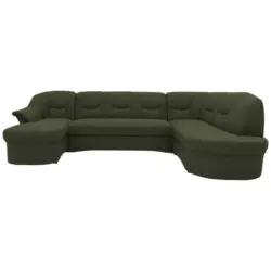 Wohnlandschaft in Mikrofaser Grün