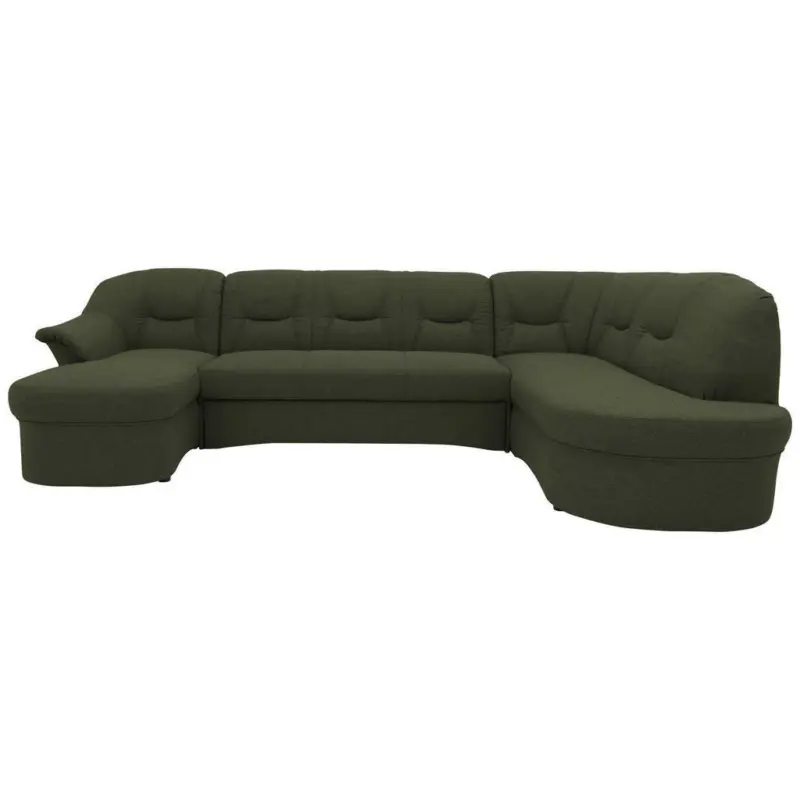 Wohnlandschaft in Mikrofaser Grün