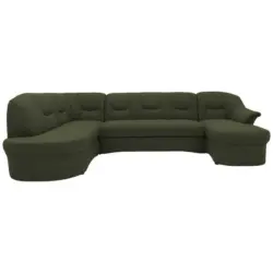 Wohnlandschaft in Mikrofaser Grün