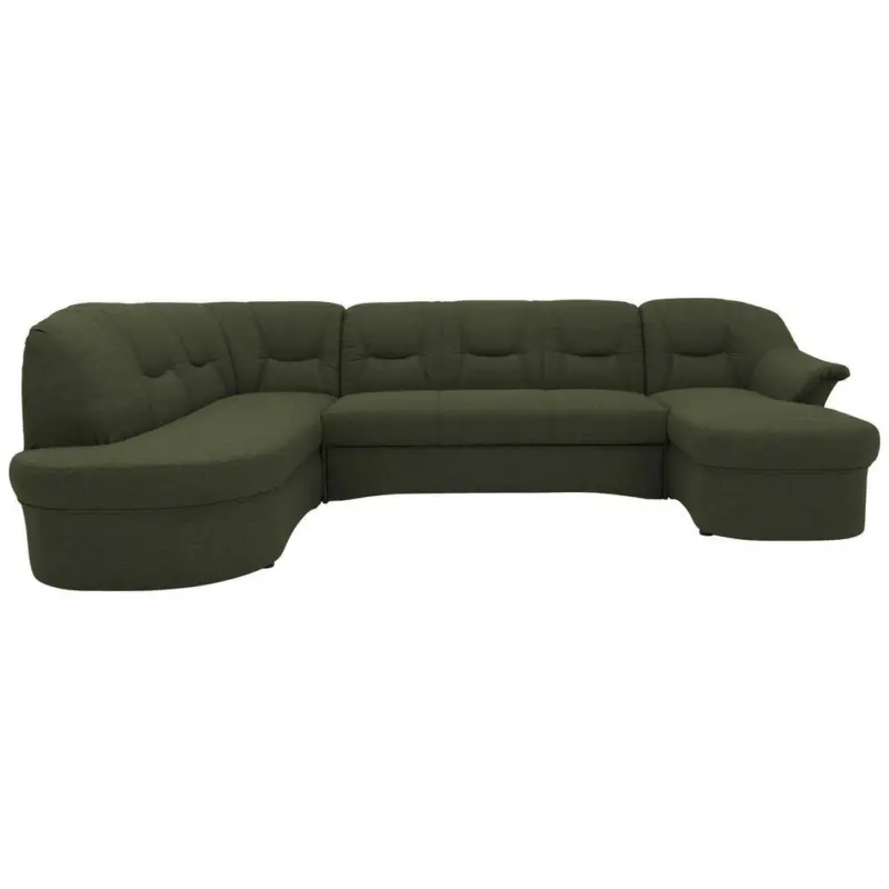 Wohnlandschaft in Mikrofaser Grün