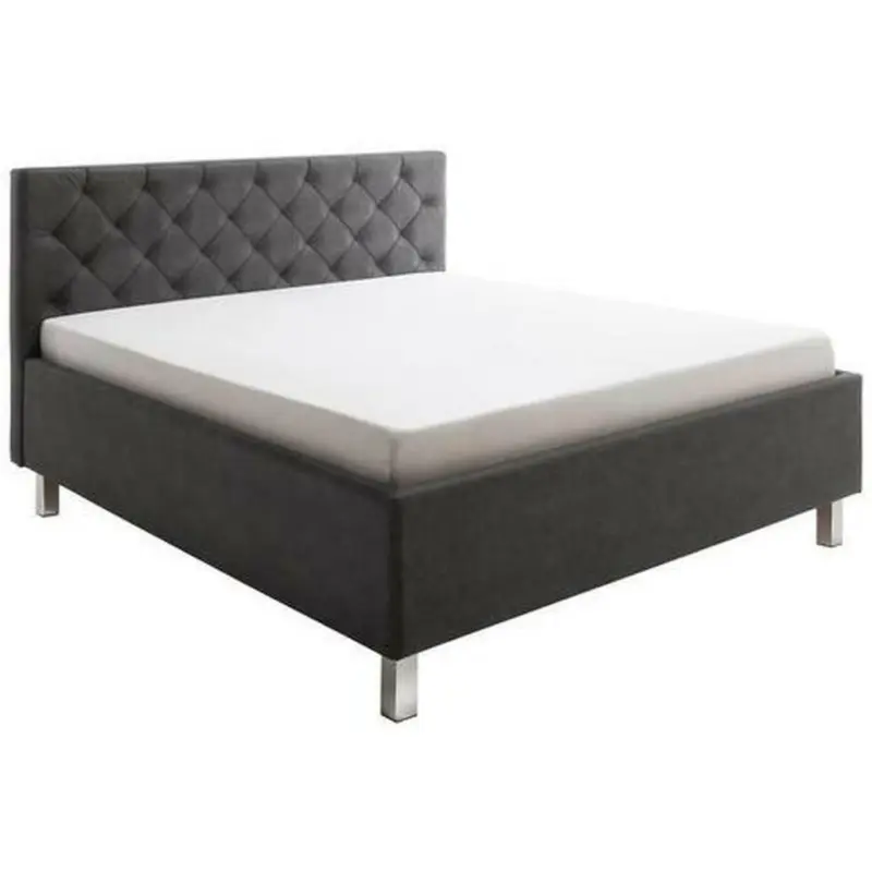 Polsterbett 180/200 cm in Anthrazit